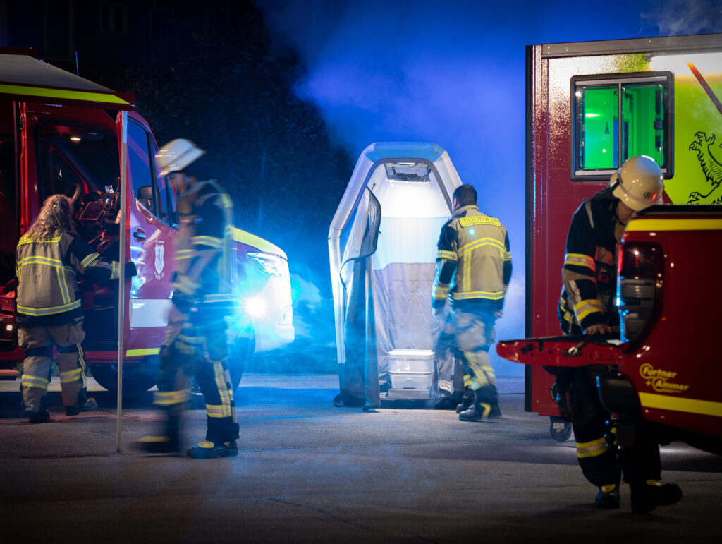 EasyToi mobile Toilette für den Einsatz
