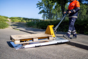 Explorer Rollwagenrampe im Einsatz