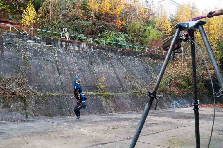 Seilbahn zur Personenrettung