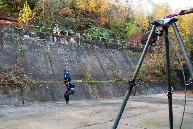 Seilbahn zur Personenrettung