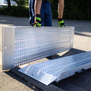 Explorer Rollwagenrampe im Transportzustand