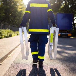 Vario Rollwagenrampe im Transportzustand